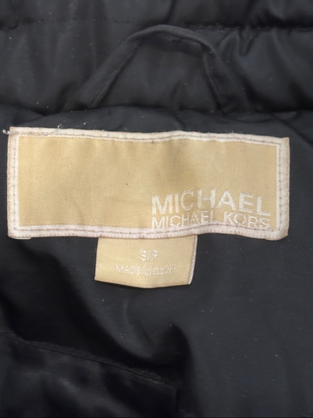 Michael Kors Black Quilted Belted‎ Puffer Coat - Picture 3 of 8